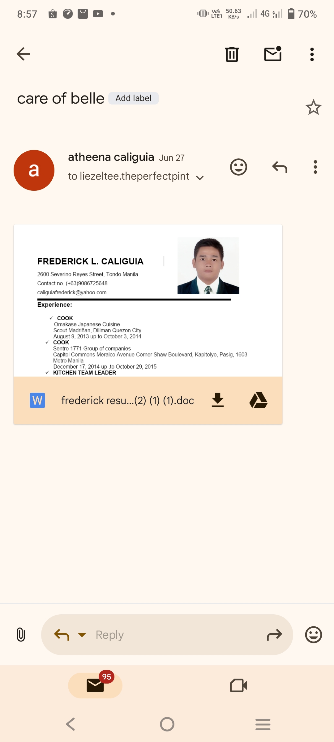 frederick caliguia